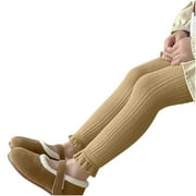 Posijego Toddler Girls Leggings Stretchy Warm Knit Tights Winter Full Length Leggings for Little Girls